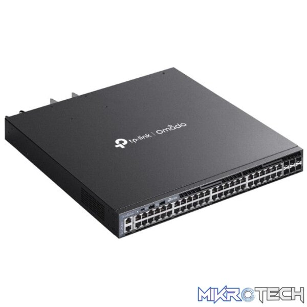 TP-Link Omada 48-port Gigabit Stackable L3 Managed PoE+ Switch with 6x10G Slots SG6654XHP - Image 3