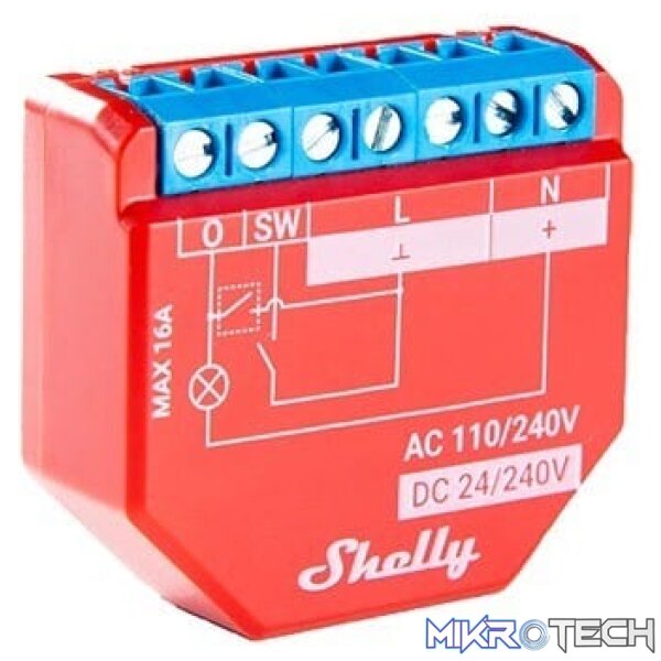Shelly Plus 1PM Wi-Fi Relay With Power Monitoring - Image 2