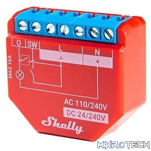 Shelly Plus 1PM Wi-Fi Relay With Power Monitoring - Image 3
