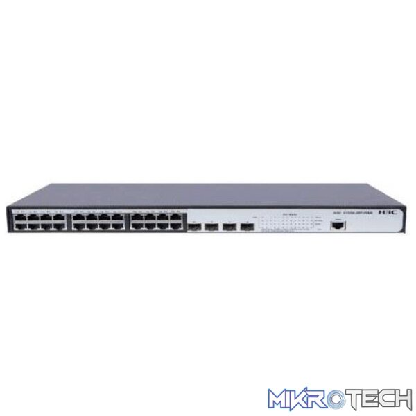 H3C 1850 Switch Series S1850-28P-PWR 28-Port PoE Web Managed Gigabit Switch with 4 x SFP Ports SMB-S1850-28P-PWR-GL H3C 1850 Switch Series S1850-28P-PWR 28-Port PoE Web Managed Gigabit Switch with 4 x SFP Ports SMB-S1850-28P-PWR-GL