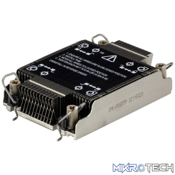 Supermicro SNK-P0077P 1U Passive CPU Heat Sink Supermicro SNK-P0077P 1U Passive CPU Heat Sink