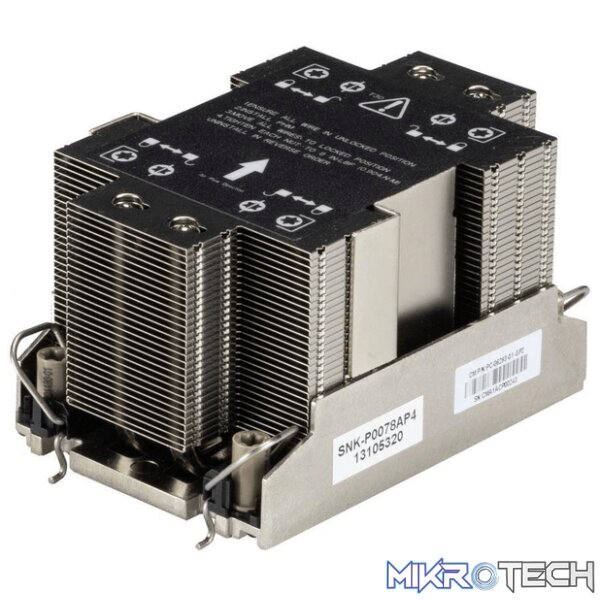Supermicro 2U Active CPU Heat Sink Socket LGA4189 SNK-P0078AP4 Supermicro 2U Active CPU Heat Sink Socket LGA4189 SNK-P0078AP4