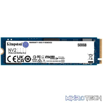 Kingston NV2 M.2 500GB PCIe 4.0 NVMe Internal SSD SNV2S/500G