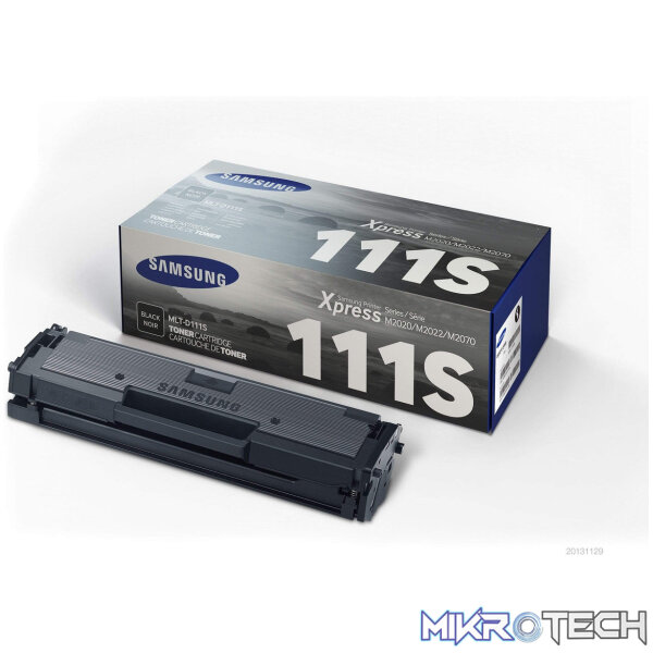 Samsung MLT-D111S Black Toner Cartridge 1000 pages SU819A Single-pack - Image 3
