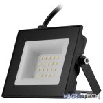 Switched Classic 20W LED Flood Light Black SWD-10015-20