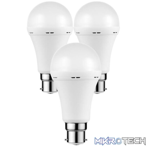 swd-10018-b22r-3-cw-other-accessories-45532530606244 Switched 5W A60 Rechargeable B22 LED Light Bulb Cool White 3-pack SWD-10018-B22R-3-CW - Image 1