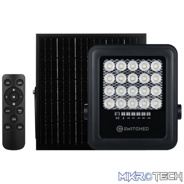 swd-10037-50-bk-other-accessories-45533171613860 Switched Urban Pro Series 50W Floodlight with Solar Panel and Remote SWD-10037-50-BK - Image 1