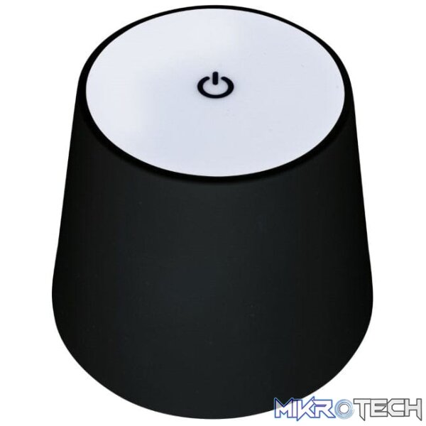 Switched Sleek Series Universal Rechargeable LED Bottle Lamp Black SWD-50030-BK - Image 2