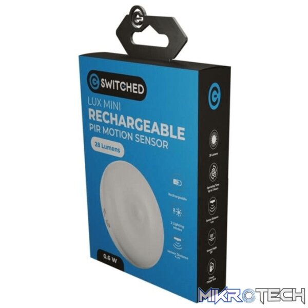 swd-50033-wt-other-accessories-45533924065444 Switched Lux Mini Rechargeable Motion Sensor Night Light SWD-50033-WT - Image 1