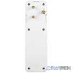 Switched 3-way Schuko Adapter with 1x Type-C and 1x USB-A Charger SWD-72014-WT - Image 2
