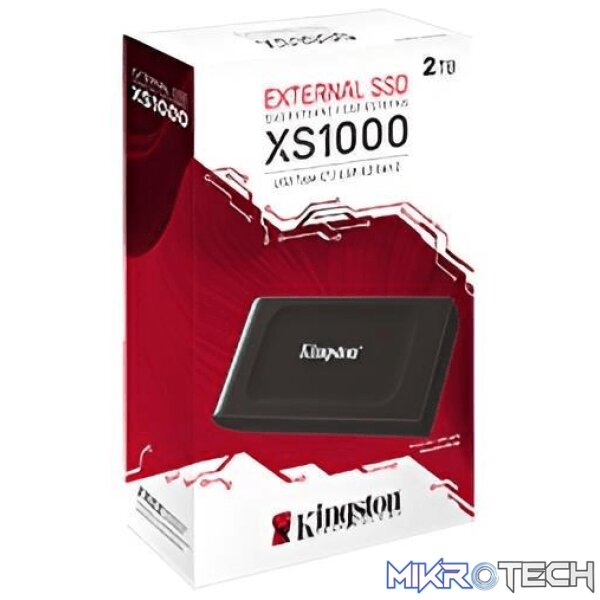 Kingston XS1000 1TB Portable External SSD Black SXS1000/1000G Kingston XS1000 1TB Portable External SSD Black SXS1000/1000G
