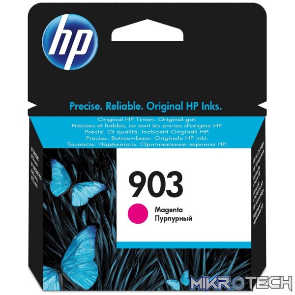 HP 903 Magenta Standard Yield Printer Ink Cartridge Original T6L91AE Single-pack HP 903 Magenta Standard Yield Printer Ink Cartridge Original T6L91AE Single-pack