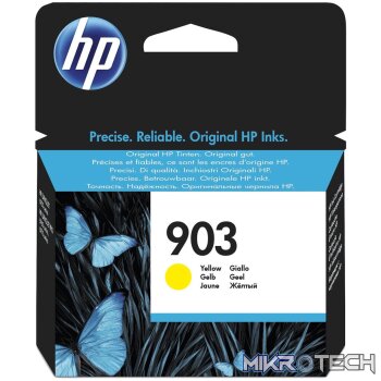 HP 903 Yellow Standard Yield Printer Ink Cartridge Original T6L95AE Single-pack