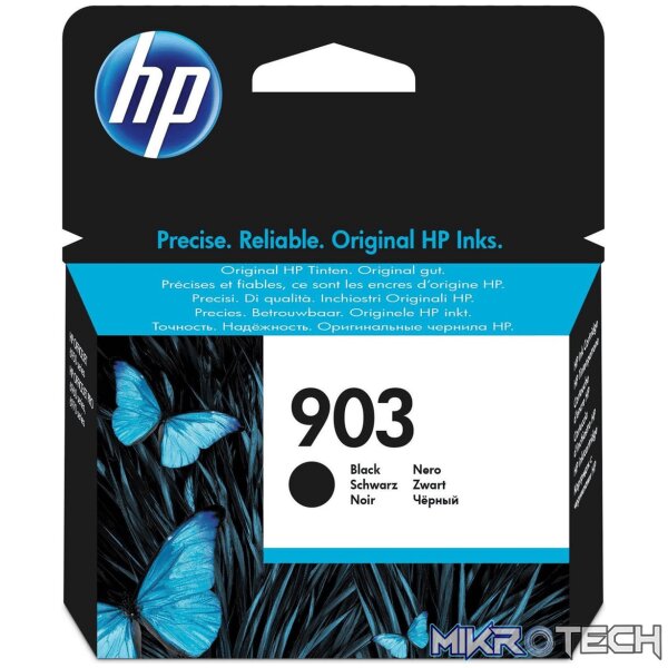 HP 903 Black Standard Yield Printer Ink Cartridge Original T6L99AE Single-pack HP 903 Black Standard Yield Printer Ink Cartridge Original T6L99AE Single-pack