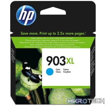 HP 903XL Cyan High Yield Printer Ink Cartridge Original T6M03AE Single-pack