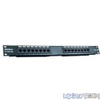 Trendnet 16-Port CAT5 Populated 1U Black Patch Panel