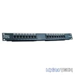 Trendnet 16-Port CAT5 Populated 1U Black Patch Panel - Image 2