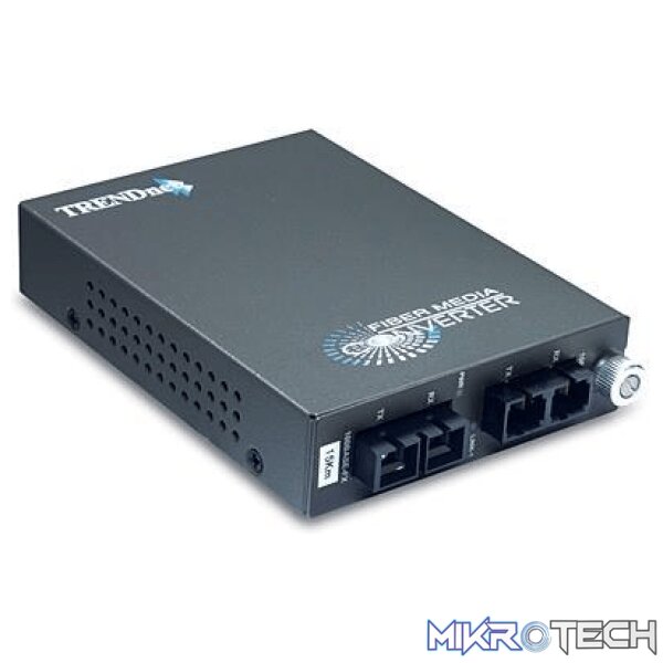 tfc-15ms100-other-accessories-43716121559204 Trendnet 15km 100Base MM to SM 100Base Media Converter - Image 1
