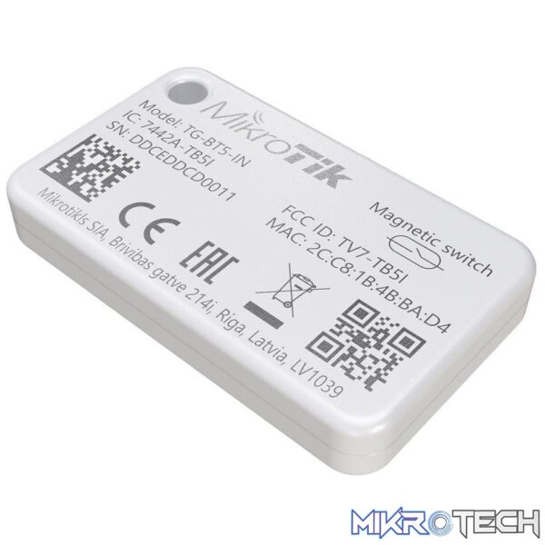 MikroTik Indoor IoT Bluetooth Tag TG-BT5-IN - Image 2