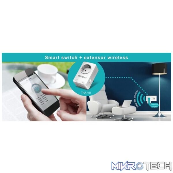 Trendnet Home Smart Switch with Wi-Fi Extender - Image 2