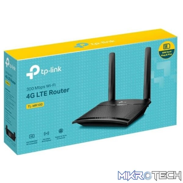 tl-mr100-routers-42555727446180 TP-Link TL-MR100 300Mbps Wireless N 4G LTE Router - Image 1