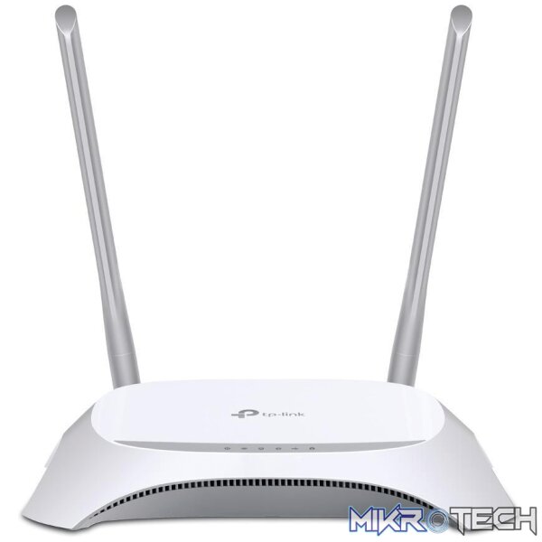 tl-mr3420-routers-20741089525924 TP-Link TL-MR3420 Wi-Fi 4 Wireless Router Fast Ethernet Black and White - Image 1