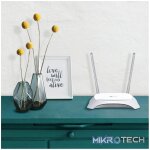 TP-Link TL-MR3420 Wi-Fi 4 Wireless Router Fast Ethernet Black and White - Image 5
