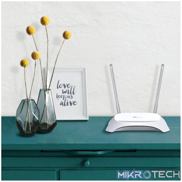 TP-Link TL-MR3420 Wi-Fi 4 Wireless Router Fast Ethernet Black and White - Image 5