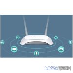TP-Link TL-MR3420 Wi-Fi 4 Wireless Router Fast Ethernet Black and White - Image 2
