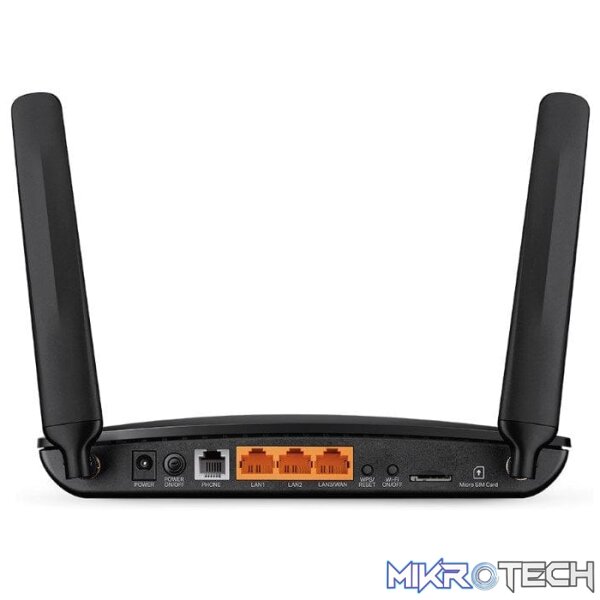 TP-Link TL-MR6500v N300 4G LTE Telephony Wireless Router - Image 2