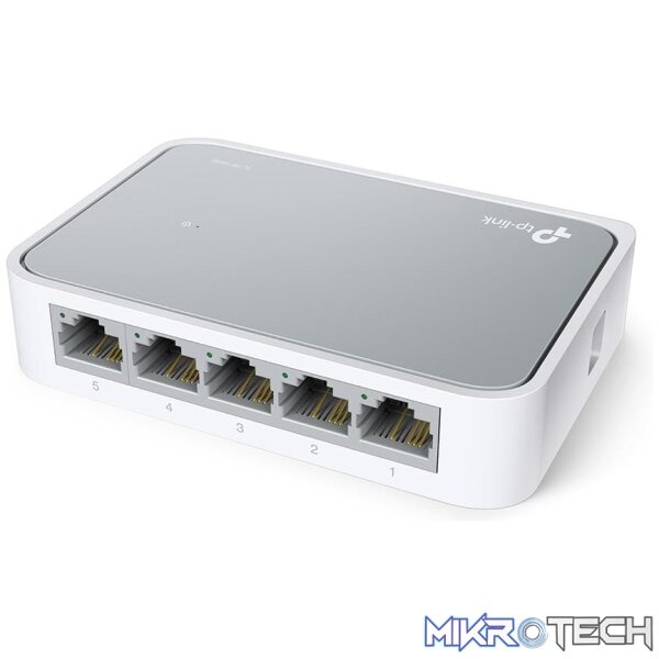TP-Link TL-SF1005D 5-Port 10/100 Mbits Desktop Switch Unmanaged Network Fast Ethernet - Image 2