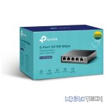 TP-Link TL-SF1005LP 5-Port 10/100Mbps Unmanaged Desktop PoE Switch with 4-port