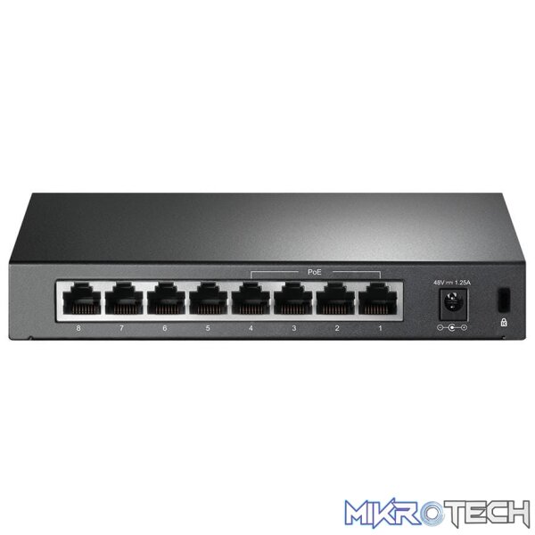 TP-Link TL-SF1008P Unmanaged Network Switch Fast Ethernet 10/100 Mbits PoE Olive - Image 2
