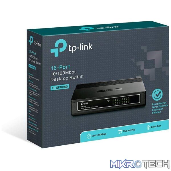TP-Link 16 Port Unmanaged Rackmount Switch - Image 3