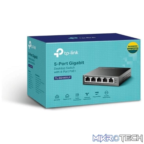 tl-sg1005lp-switches-34622461116580 TP-Link TL-SG1005LP Gigabit Ethernet Unmanaged Network Switch - Image 1