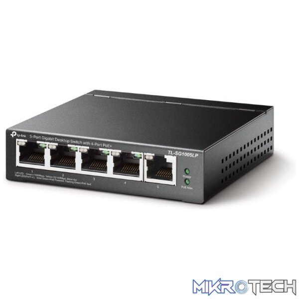 TP-Link TL-SG1005LP Gigabit Ethernet Unmanaged Network Switch - Image 2