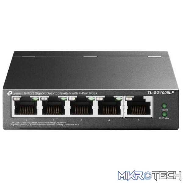 TP-Link TL-SG1005LP Gigabit Ethernet Unmanaged Network Switch - Image 3