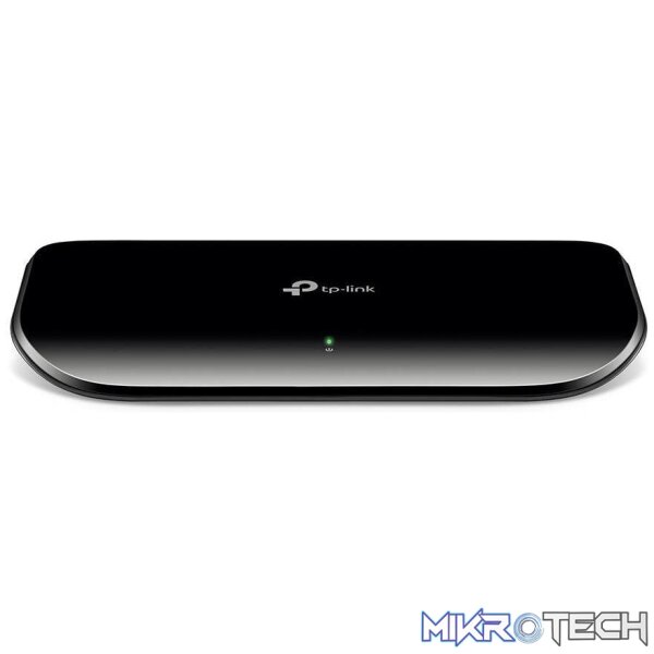 tl-sg1008d-switches-30248753004708 TP-Link TL-SG1008D 8-Port Gigabit Desktop Switch Unmanaged Black - Image 1