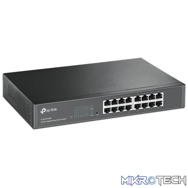 TP-Link TL-SG1016DE Managed Network Switch L2 Gigabit Ethernet 10/100/1000 Mbits Black - Image 3