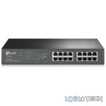 TP-Link TL-SG1016PE Managed Network Switch Gigabit Ethernet 10/100/1000 Mbits PoE Black