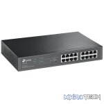 TP-Link TL-SG1016PE Managed Network Switch Gigabit Ethernet 10/100/1000 Mbits PoE Black - Image 2