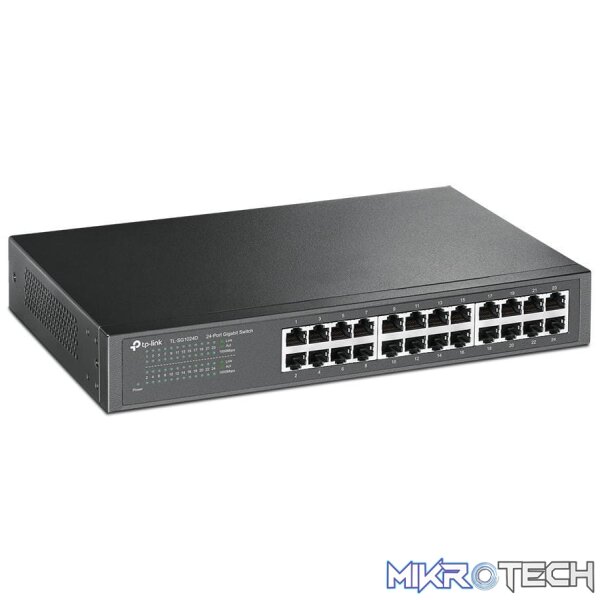 TP-Link TL-SG1024D 24-port GbE Unmanaged Desktop/Rackmount Network Switch - Image 2