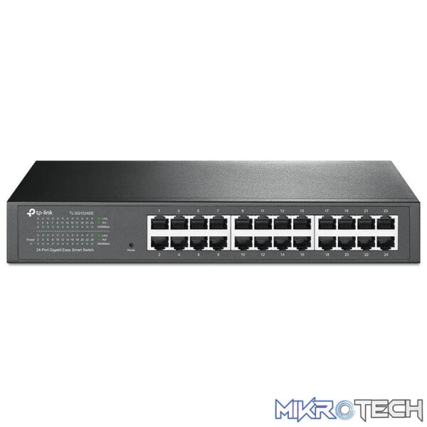 tl-sg1024de-switches-30238113038500 TP-Link TL-SG1024DE 24-port GbE Easy Smart Managed Network Switch - Image 1