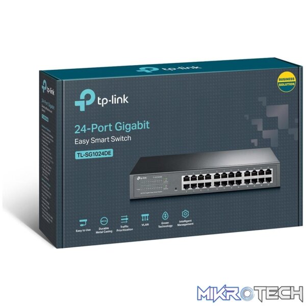 TP-Link TL-SG1024DE 24-port GbE Easy Smart Managed Network Switch - Image 4