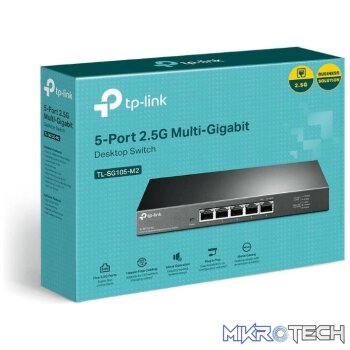 TP-Link TL-SG105-M2 5-Port 2.5-Gigabit Unmanaged Desktop Switch