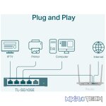 TP-Link 5 Port Gigabit Smart Switch - Image 4