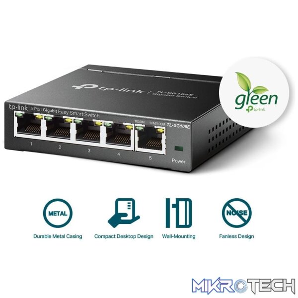 TP-Link 5 Port Gigabit Smart Switch - Image 5