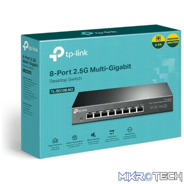 TP-Link TL-SG108-M2 8-Port Desktop Switch TP-Link TL-SG108-M2 8-Port Desktop Switch