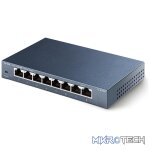 TP-Link TL-SG108 8-Port 10/100/1000 Mbits Desktop Switch Unmanaged Black - Image 2