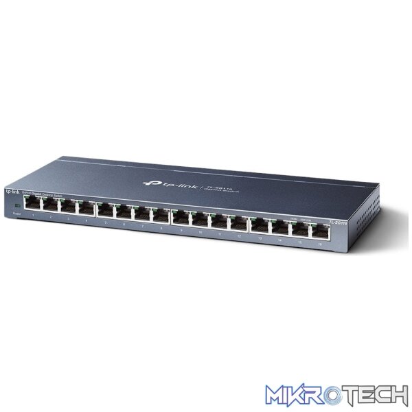 TP-Link TL-SG116 10/100/1000 Unmanaged Gigabit Ethernet Network Switch - Image 3